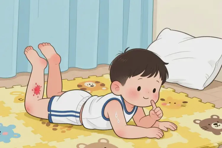 小學生大腿上偶爾長濕疹能不能徹底自愈(圖2)