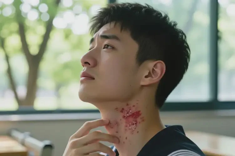 大學(xué)生脖子容易長濕疹能不能徹底自愈(圖3)