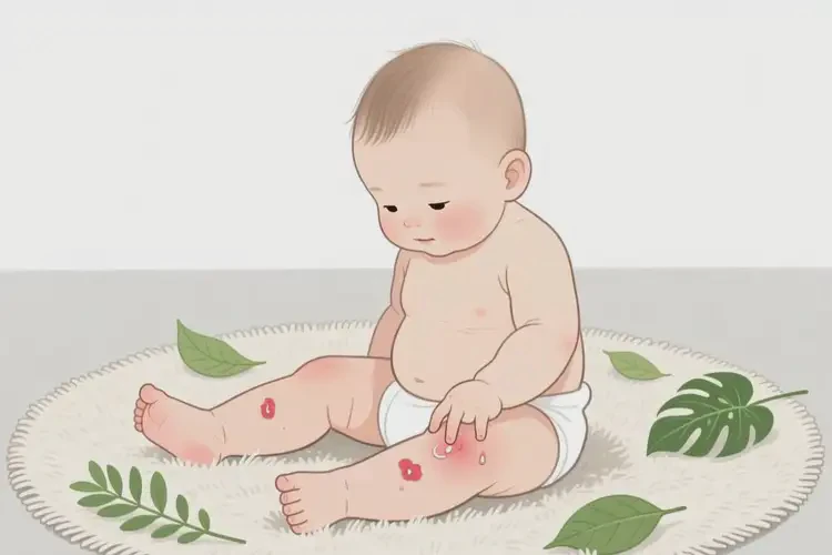 小兒四肢出現(xiàn)濕疹可以徹底自愈嗎(圖2)