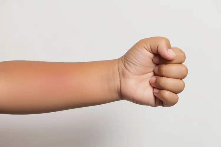 兒童手臂上起濕疹可不可以徹底自愈(圖1)