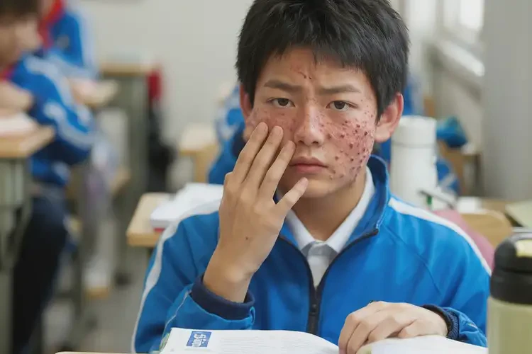 中学生面部有湿疹可以彻底自愈吗(图4)