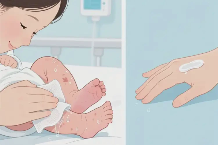 新生儿小腿长湿疹能够彻底治愈吗(图2)