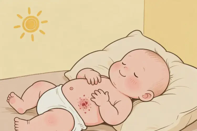 小兒肚子上容易長濕疹不管它會自己好嗎(圖3)