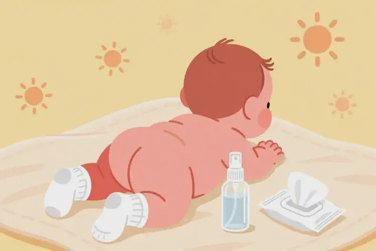 宝宝肛周长湿疹不管它会自己痊愈吗(图1)