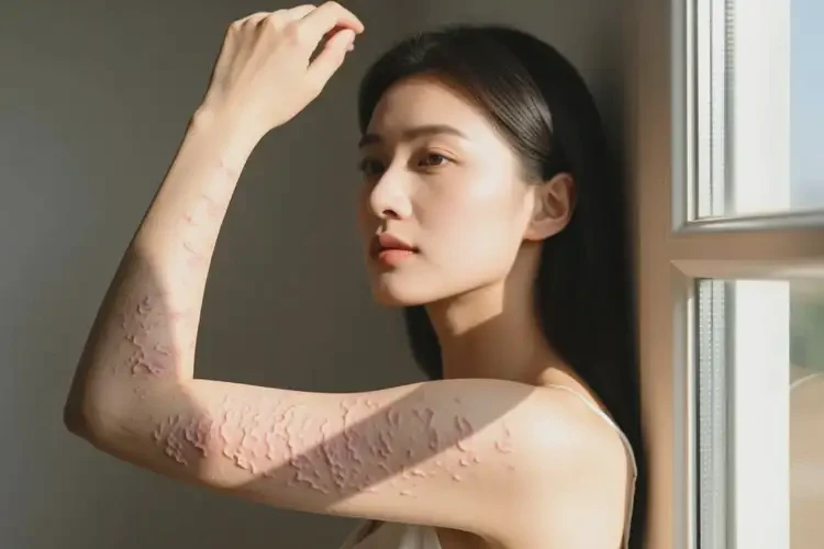 女性身上出濕疹不管它會自己痊愈嗎(圖2)