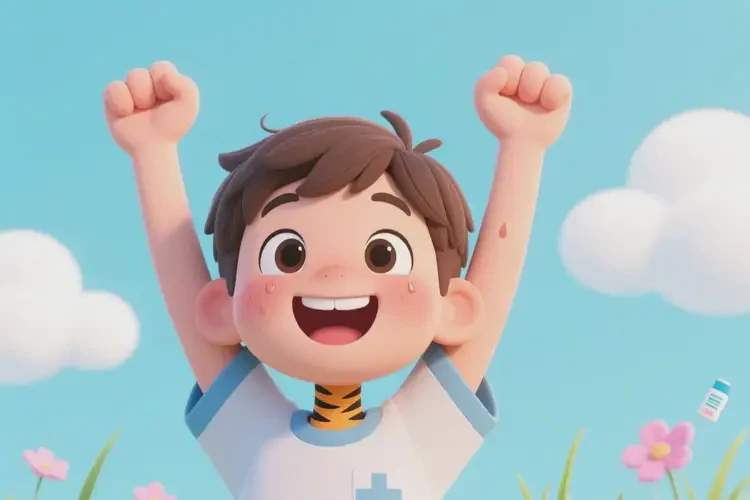 青少年脖子上容易長(zhǎng)濕疹不管它會(huì)自己好嗎(圖1)