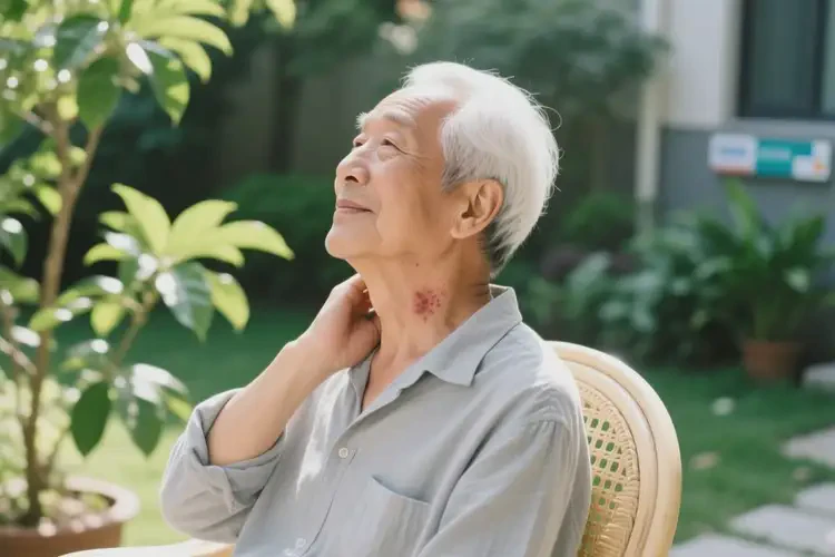 老年人脖子長濕疹可以徹底自愈嗎(圖4)