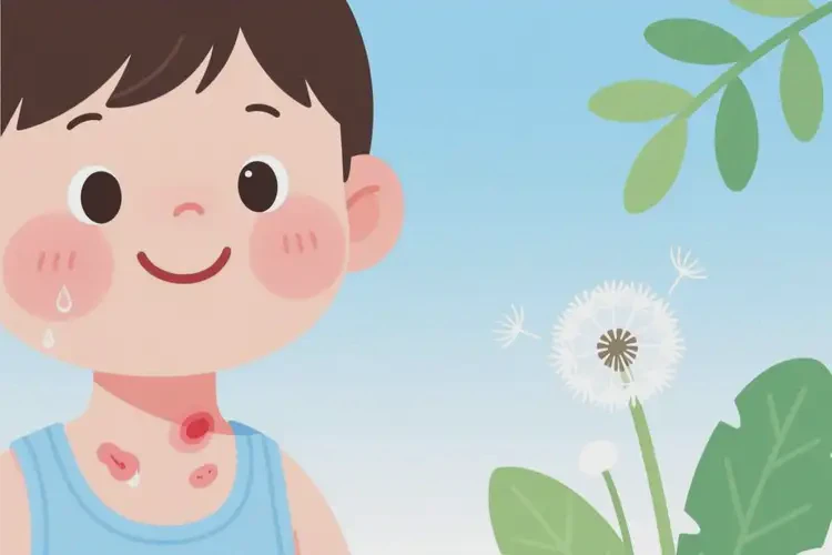 兒童脖子有濕疹不管它會(huì)自己自愈嗎(圖4)