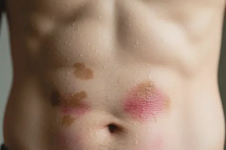 男人肚子上偶爾起濕疹能不能徹底自愈(圖1)