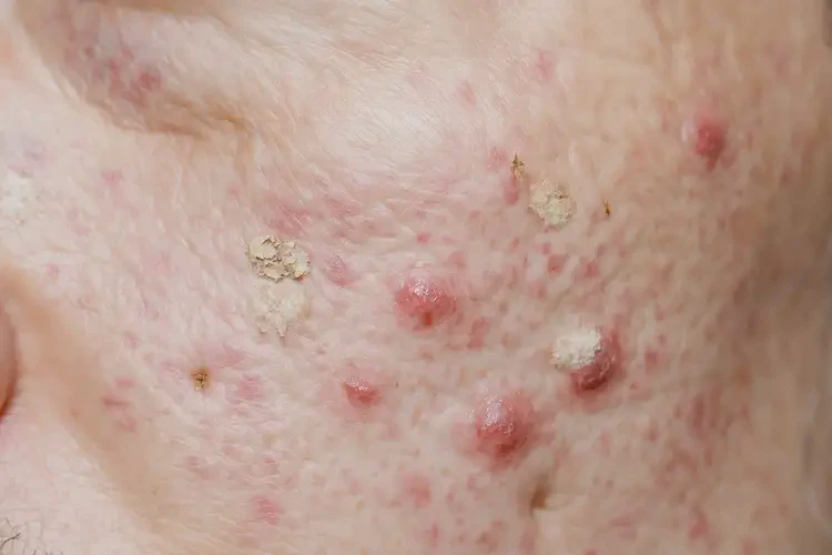 男生身上起濕疹不管它會自己痊愈嗎(圖3)