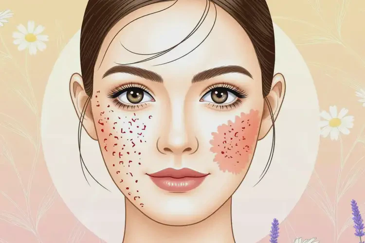 女人面部出濕疹不管它會(huì)自己自愈嗎(圖4)