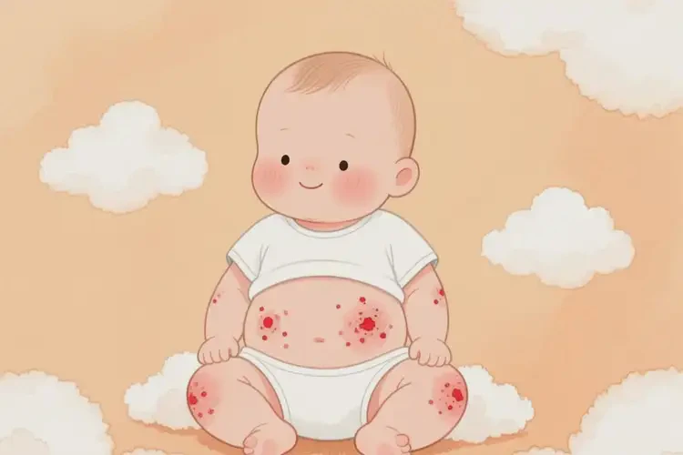 新生儿肚子有湿疹不管它会自己痊愈吗(图3)