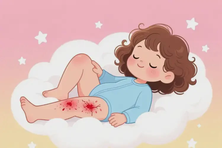 孩子大腿偶爾長(zhǎng)濕疹不管它會(huì)自己痊愈嗎(圖2)