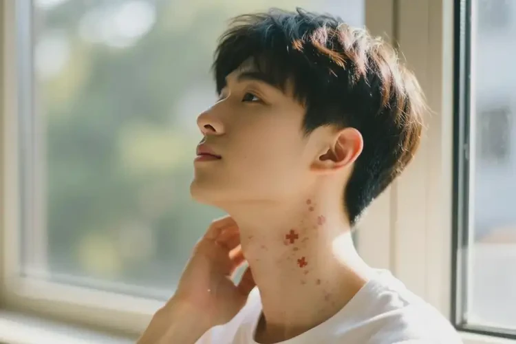 男人脖子容易起濕疹可以徹底自愈嗎(圖3)