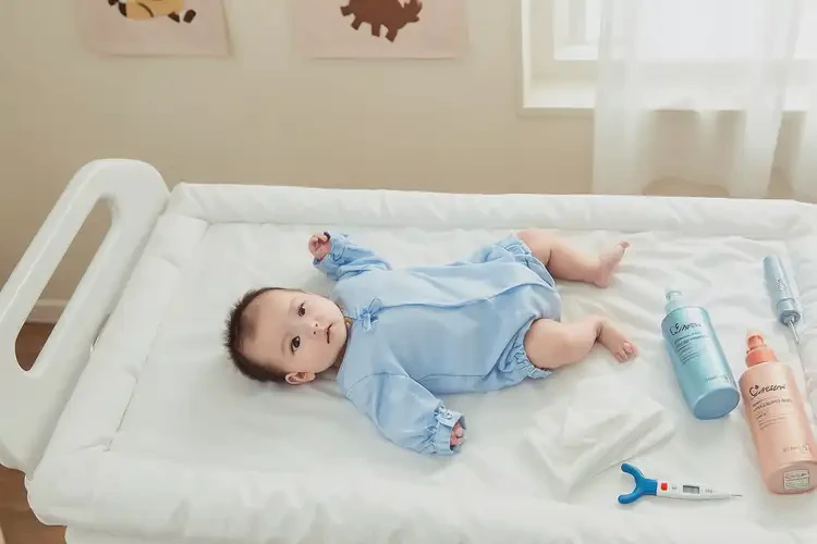 宝宝肚子上长湿疹可不可以彻底自愈(图1)