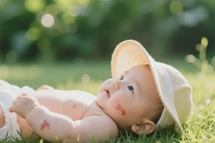 宝宝手臂上容易长湿疹不管它会自己自愈吗(图2)