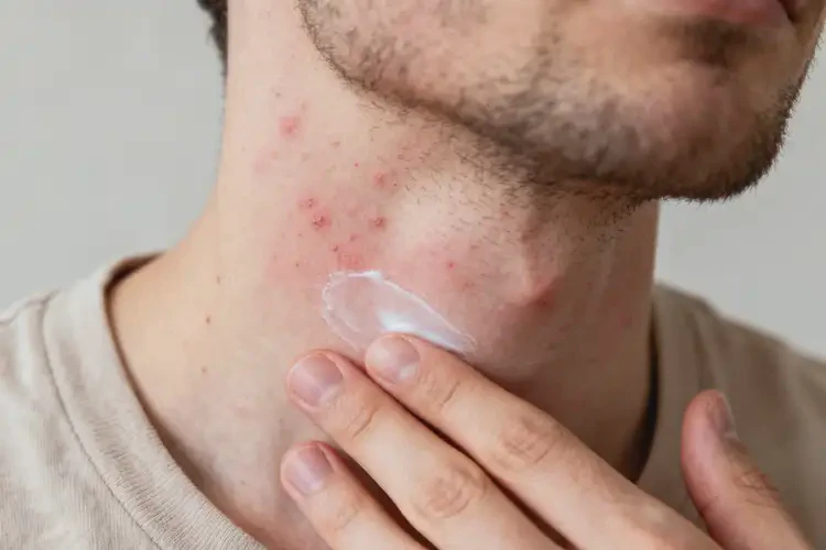 男性脖子容易起濕疹能靠自己自愈嗎(圖2)