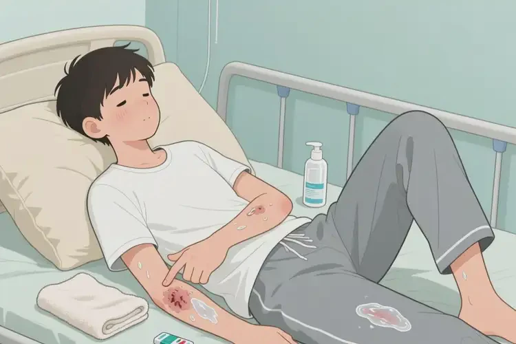 青少年全身長濕疹能夠徹底治愈嗎(圖1)