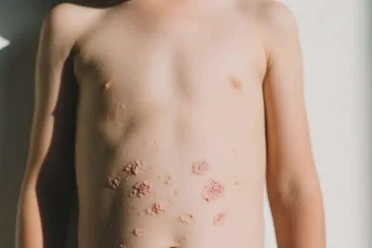 小孩肚子偶爾起濕疹能靠自己自愈嗎(圖1)