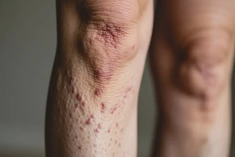 女人小腿上長(zhǎng)濕疹可不可以徹底自愈(圖2)