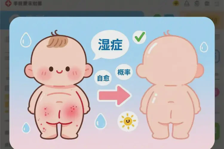 少兒屁股起濕疹不管它會(huì)自己痊愈嗎(圖4)