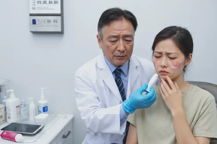 女性臉上出濕疹不管它會自己痊愈嗎(圖3)