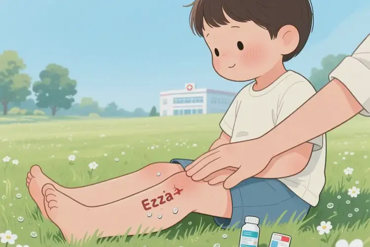 孩子大腿上出現(xiàn)濕疹不管它會自己痊愈嗎(圖2)