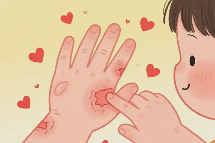 少兒手上長濕疹不管它會自己自愈嗎(圖3)