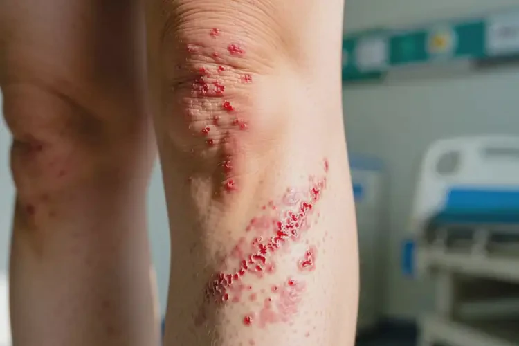 女人小腿上長(zhǎng)濕疹可不可以徹底自愈(圖4)