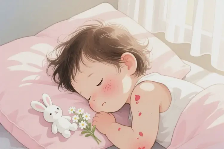 幼兒臉上出現(xiàn)濕疹可不可以徹底自愈(圖1)