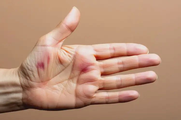 高齡老人手上出現(xiàn)濕疹不管它會(huì)自己自愈嗎(圖1)