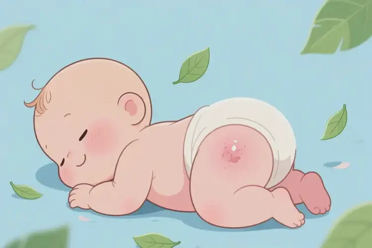 小兒屁股偶爾長濕疹不管它會自己自愈嗎(圖3)