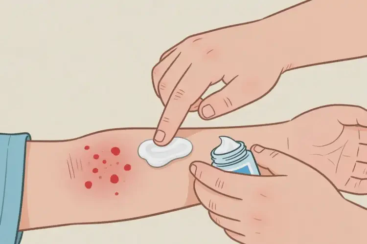 孩子手臂出現(xiàn)濕疹能夠徹底治愈嗎(圖3)