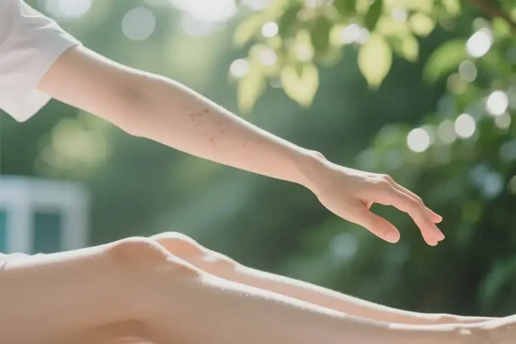 女人四肢出現(xiàn)濕疹能徹底自愈嗎(圖4)