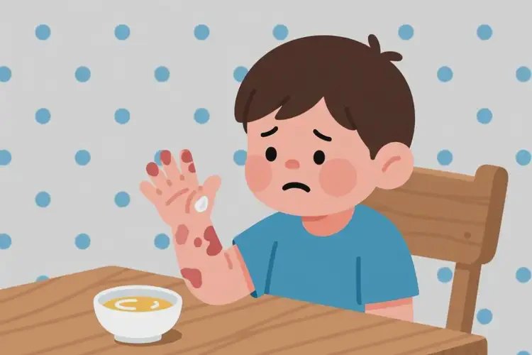 少兒手上長濕疹不管它會自己自愈嗎(圖2)