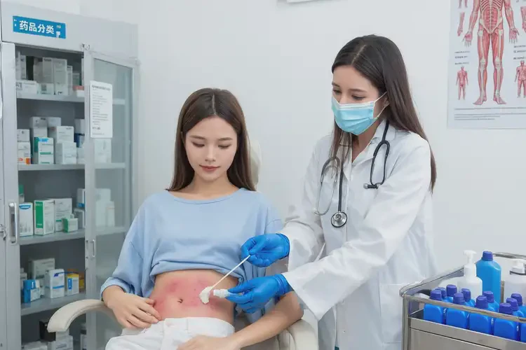 女人肚子長濕疹不管它會自己自愈嗎(圖3)