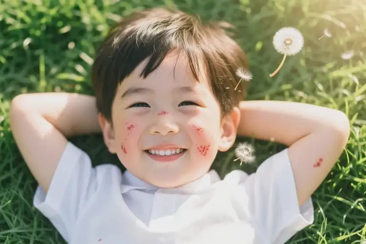 孩子面部長(zhǎng)濕疹能靠自己自愈嗎(圖2)