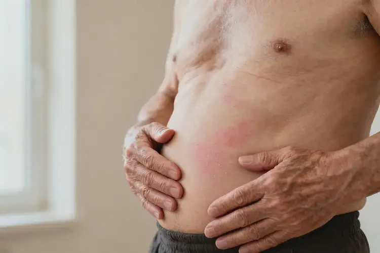 老人肚子上有濕疹可以徹底自愈嗎(圖4)