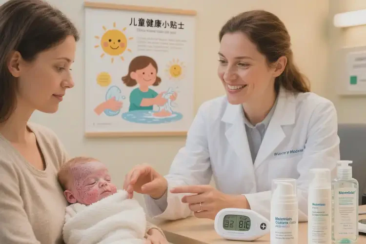 寶寶臉上有濕疹不管它會(huì)自己自愈嗎(圖2)