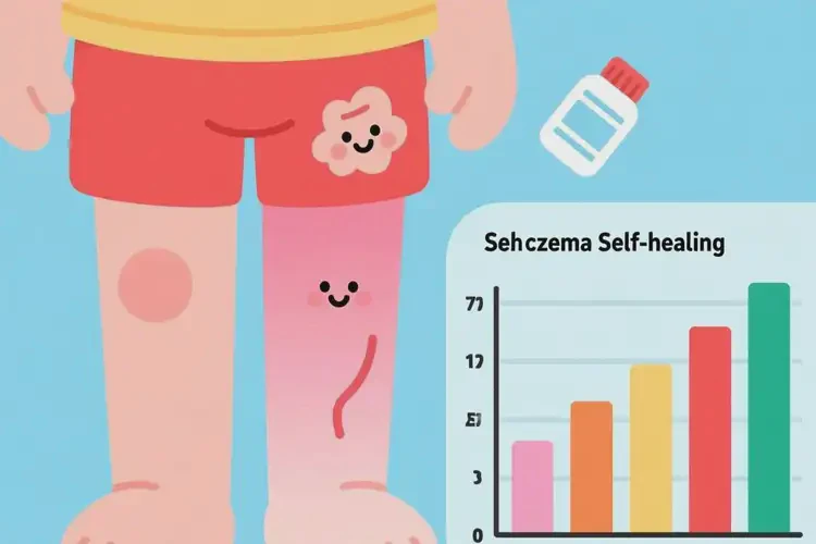 少兒大腿出現(xiàn)濕疹能徹底自愈嗎(圖1)