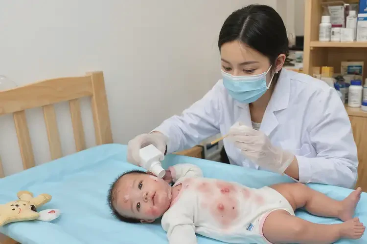 嬰幼兒脖子上容易長濕疹能夠徹底治愈嗎(圖3)