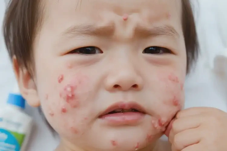 幼兒臉上出現(xiàn)濕疹可以徹底自愈嗎(圖4)