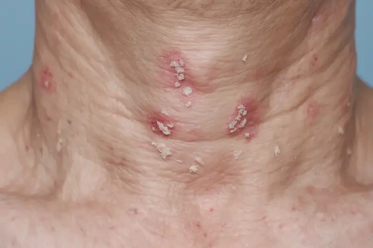 男人脖子經(jīng)常長濕疹不管它會自己痊愈嗎(圖4)