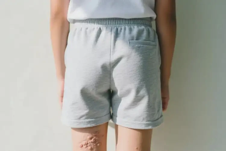 中學生屁股上有濕疹不管它會自己自愈嗎(圖1)