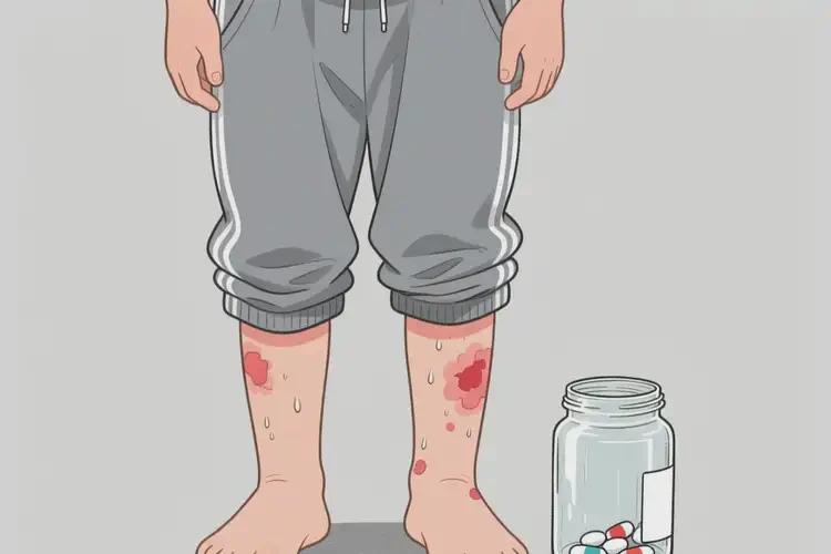 小學(xué)生小腿上偶爾長濕疹不管它會(huì)自己痊愈嗎(圖1)