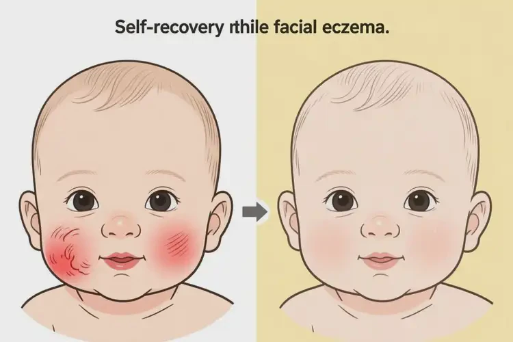 婴幼儿面部有湿疹可不可以彻底自愈(图2)