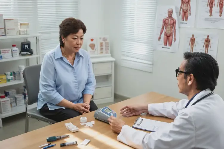 更年期女性中午血糖15點3是怎么回事(圖1)