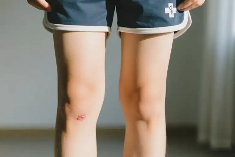 青年人小腿上偶爾起濕疹不管它會自己好嗎(圖1)