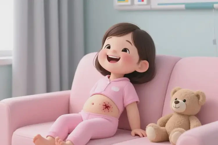 兒童肚子出濕疹能徹底自愈嗎(圖1)