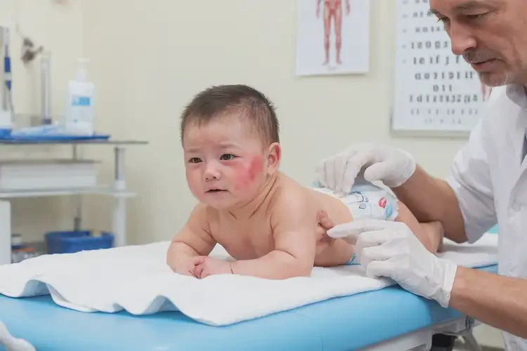 嬰兒屁股偶爾長濕疹不管它會自己自愈嗎(圖2)